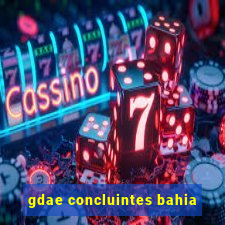 gdae concluintes bahia