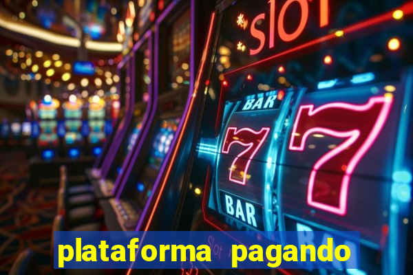 plataforma pagando no cadastro slots