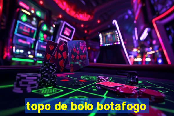 topo de bolo botafogo