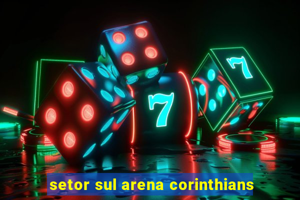 setor sul arena corinthians